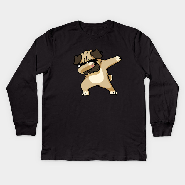 Dabbing Pug funny shirt Hip Hop Dabbin